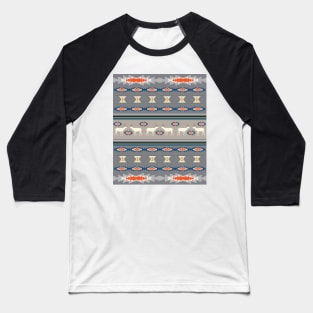 Decorative Christmas pattern with deer Baseball T-Shirt
